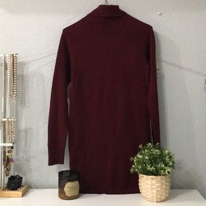Burgundy Fleece Dress✨